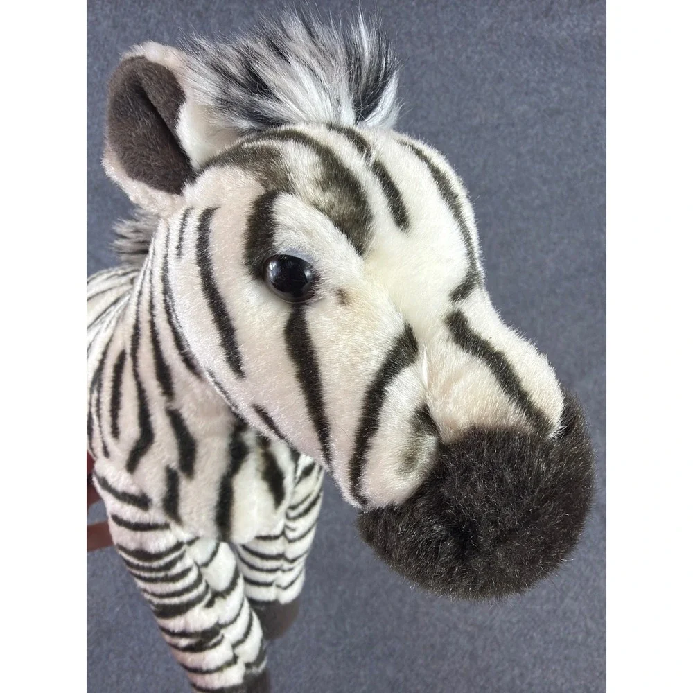 Ganz Webkinz Signature Zebra Unisex Medium‎ White Black WKSE3001 Endangered Cape